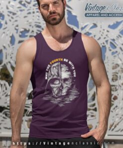 Darth Vader Star Wars Shirt May The 4th Be With You Tank Top Racerback
