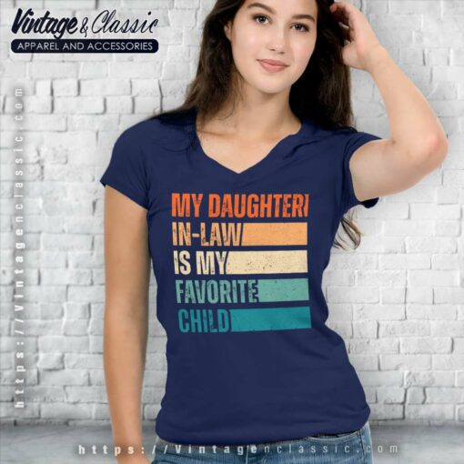 Daughter in Law Favorite Child, Fathers Day Gift Shirt