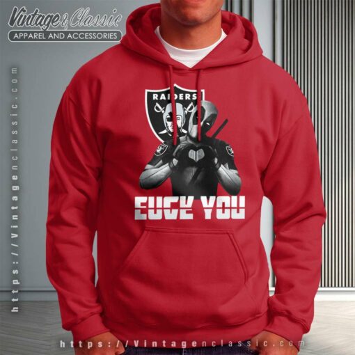 Deadpool Fuck You Oakland Raiders Shirt