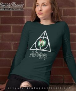 Deathly Hallows For Boston Celtics And Harry Potter Long Sleeve Tee
