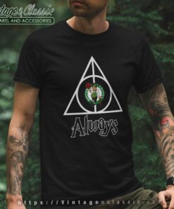 Deathly Hallows For Boston Celtics And Harry Potter Shirt