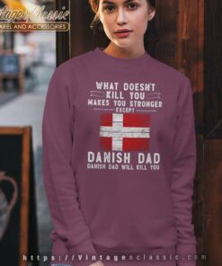 Denmark Dad Gifts For Fathers Day Sweatshirt