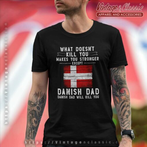 Denmark Dad Gifts For Fathers Day Shirt