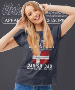 Denmark Dad Gifts For Fathers Day Women TShirt