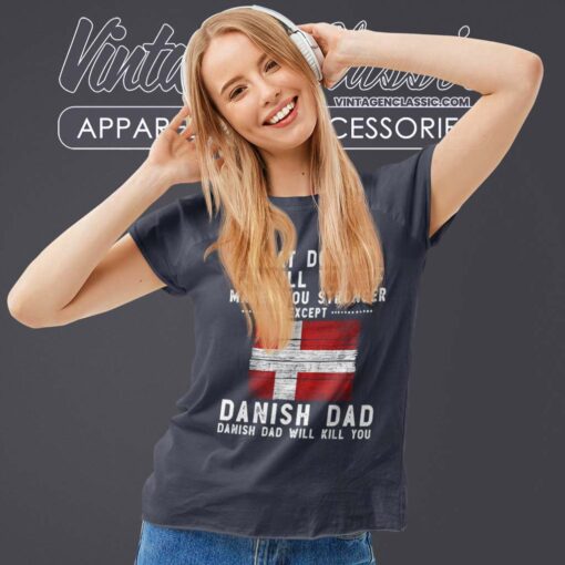 Denmark Dad Gifts For Fathers Day Shirt