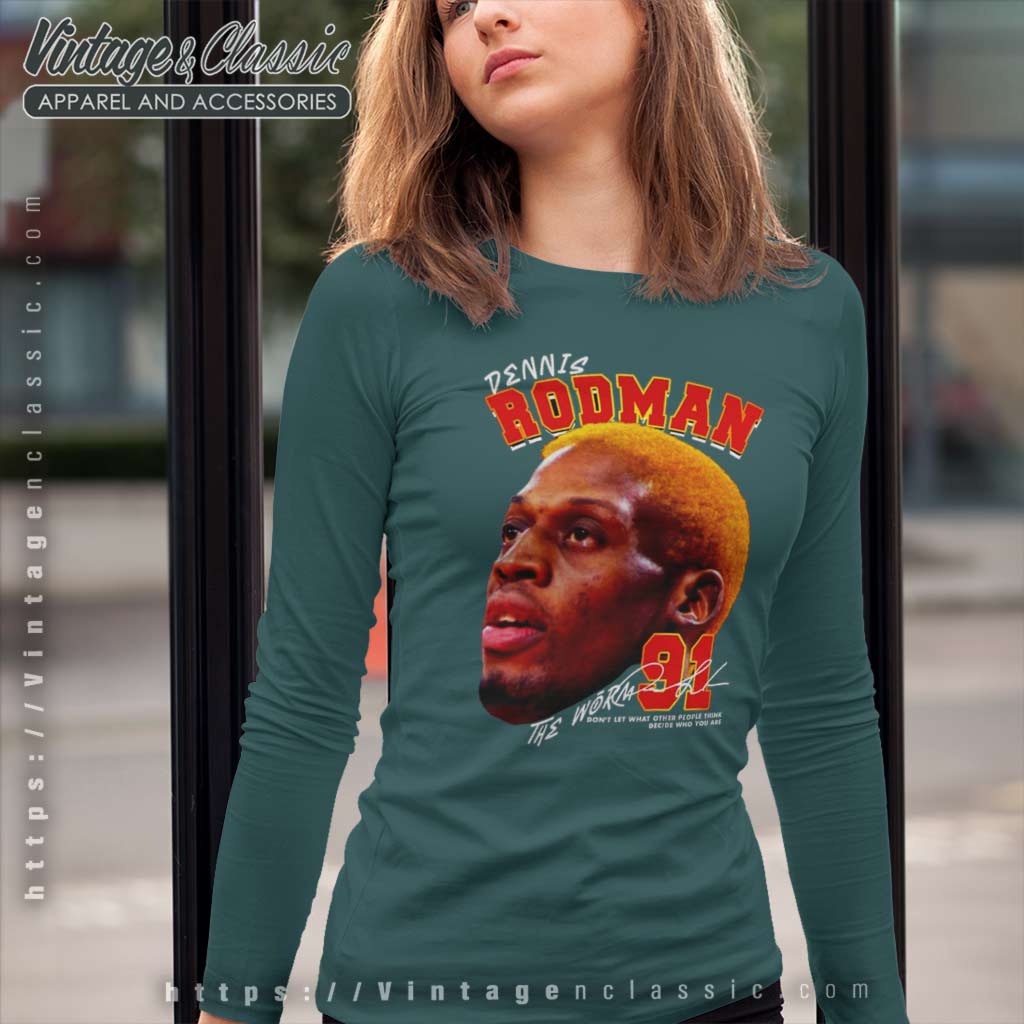 Dennis Rodman Big Head Shirt, Rare Nike Tshirt - High-Quality