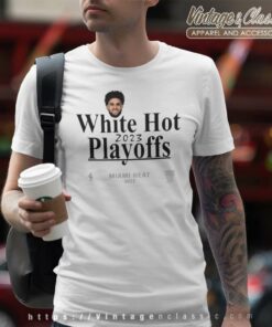 Derrick White Miami Heat White Hot 2023 Nba Playoffs T Shirt