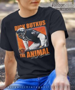 Dick Butkus Chicago Bears The Animal Pro Line T Shirt