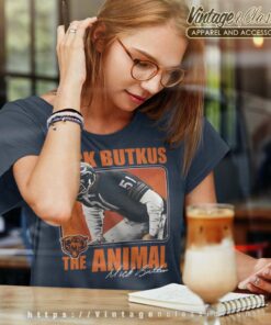 Dick Butkus Chicago Bears The Animal Pro Line Women TShirt