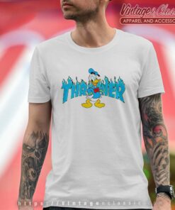Donald Duck Thrasher Collab T Shirt