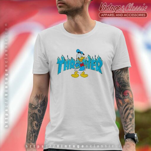 Donald Duck Thrasher Collab Shirt