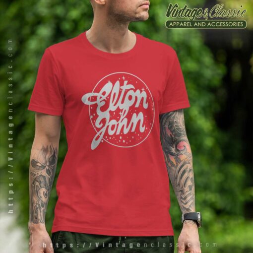 Elton John Vintage Tour Logo Shirt
