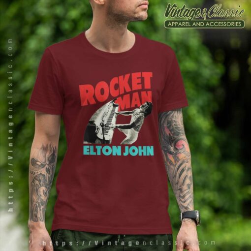 Elton John x Rocketman Piano Black Shirt