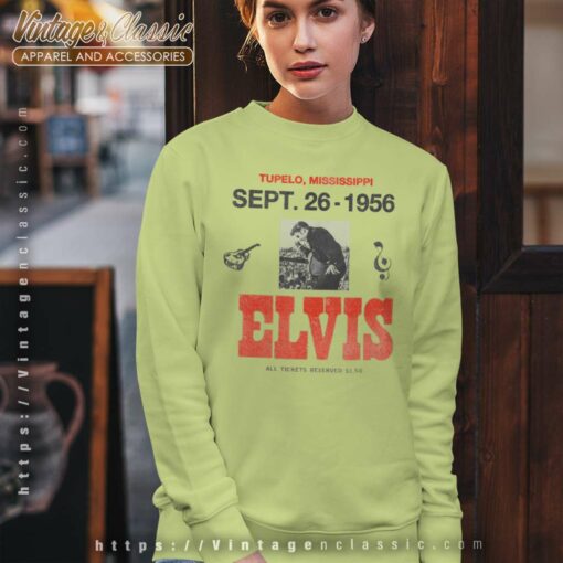 Elvis Presley 1956 Mississippi Concert Shirt