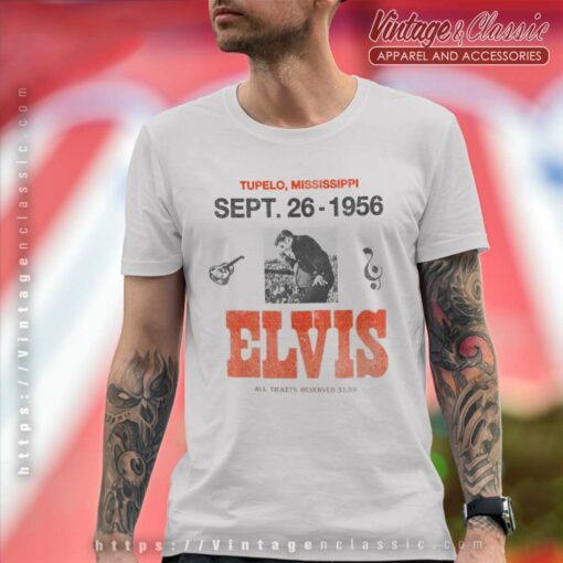Elvis Presley 1956 Mississippi Concert Shirt
