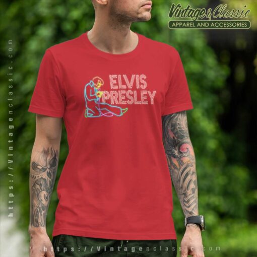 Elvis Presley Elvis Neon Sign Shirt
