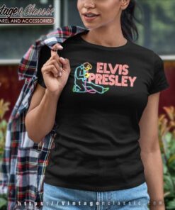 Elvis Presley Elvis Neon Sign Women TShirt
