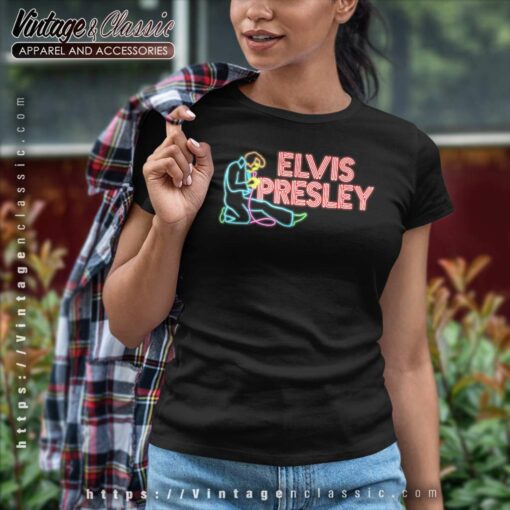 Elvis Presley Elvis Neon Sign Shirt