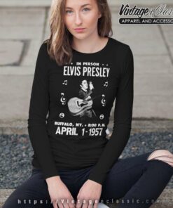 Elvis Presley Gig Poster Long Sleeve Tee