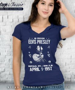 Elvis Presley Gig Poster V Neck TShirt