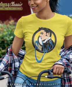 Elvis Presley Official Vintage Circle Women TShirt