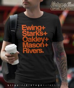 Ewing Oakley Starks Mason Knicks Player Names Plus T Shirt