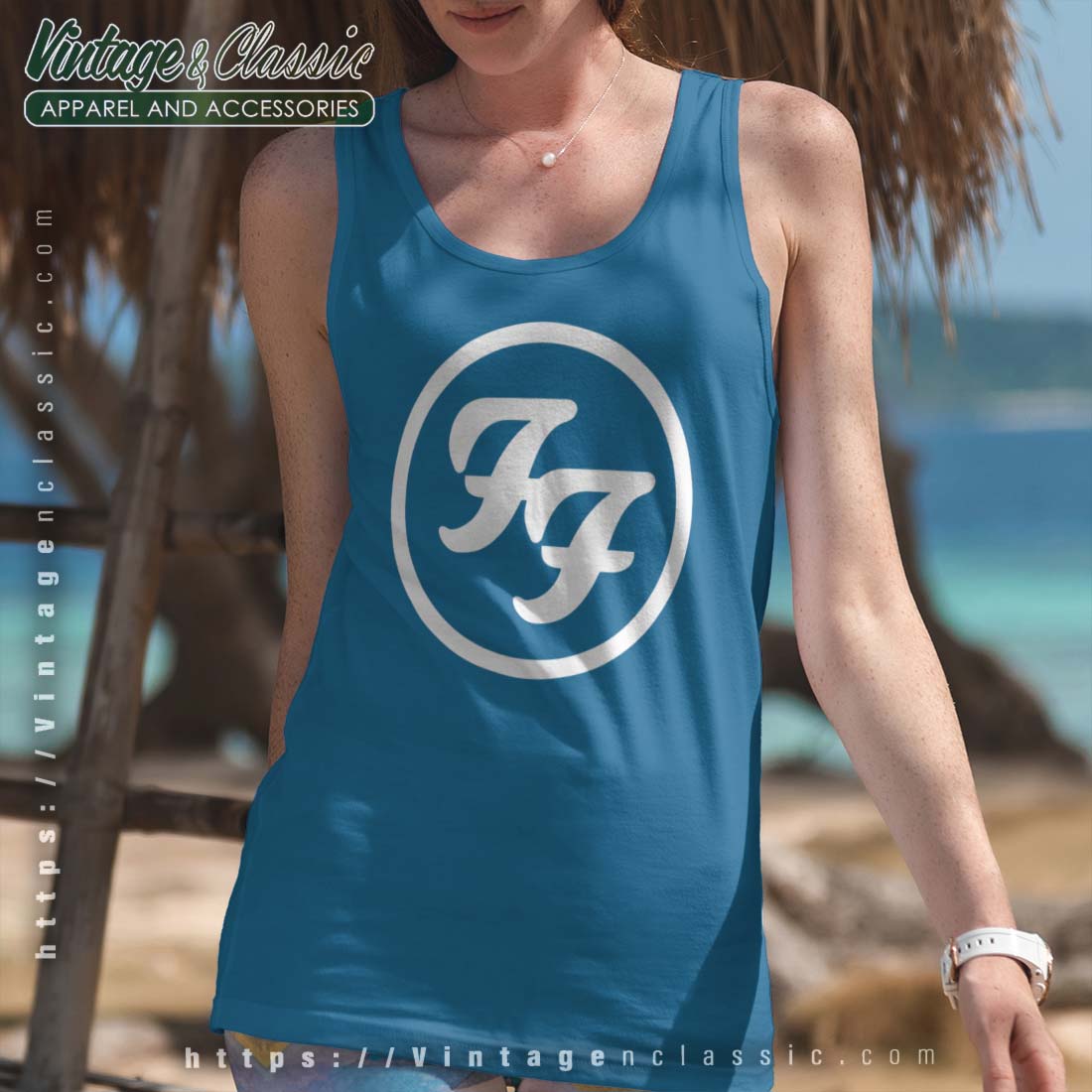 foo fighters ladies vest