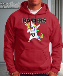 Football Funny Unicorn Oakland Raiders Hoodie