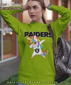 Football Funny Unicorn Oakland Raiders Sweatshirt