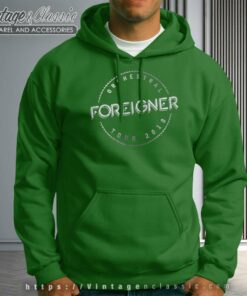 Foreigner Stamp Officially Licensed Hoodie