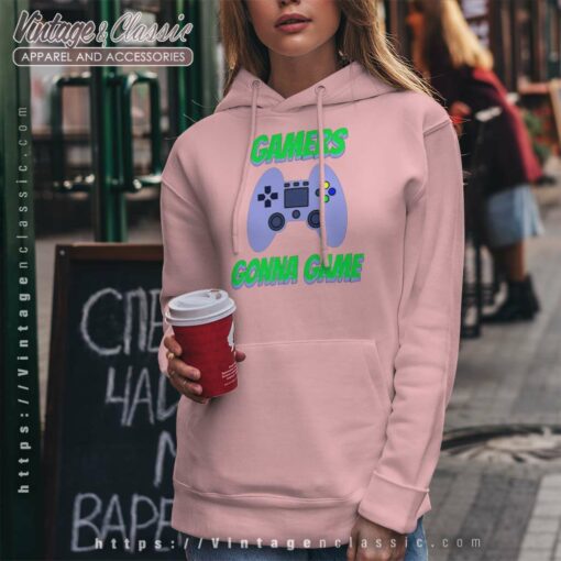 Gamers Gonna Game Shirt, Video Game Controller Tshirt