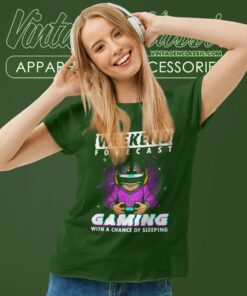 Gaming With A Chance Of Sleeping Weekend Forecast Women TShirt