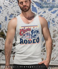 Gift For Coors Rodeo Cowboy Western Tank Top Racerback