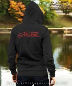 Gorillaz Logo Backside Hoodie