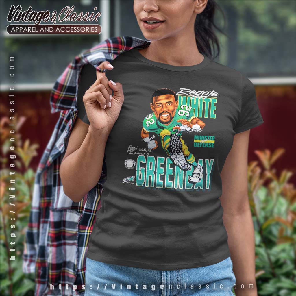 Caricatures Green Bay Packers Reggie White T-Shirts, hoodie, sweater, long  sleeve and tank top