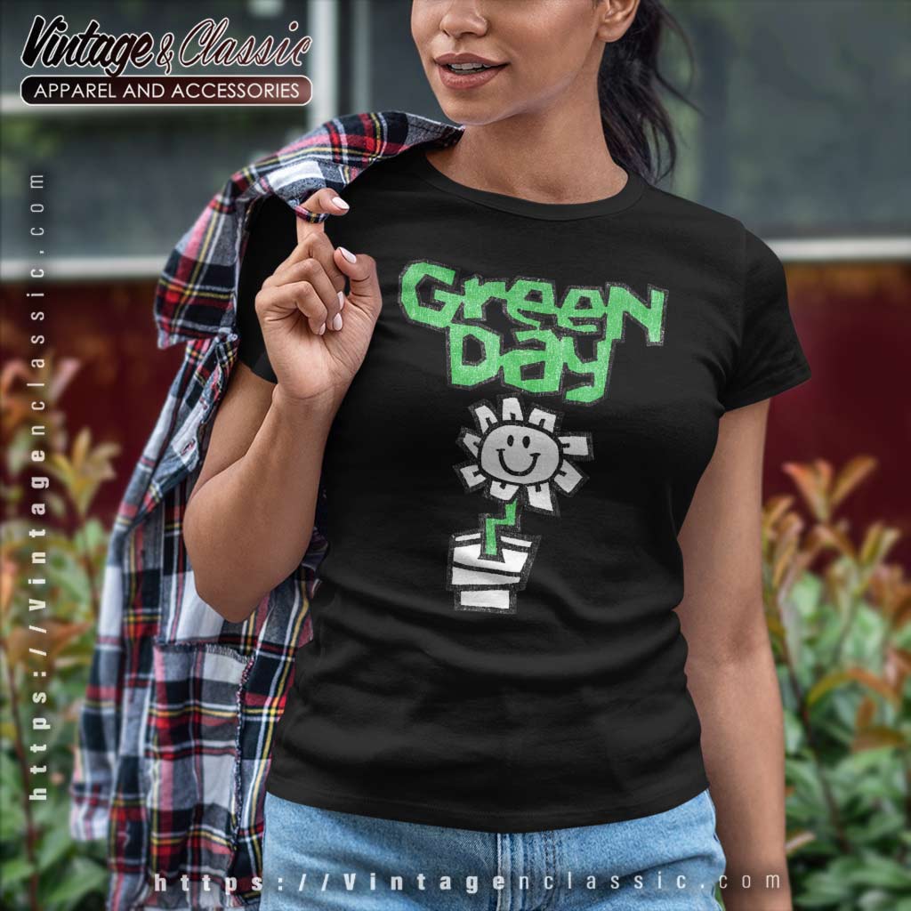 Green Day Flower Pot T Shirts, Hoodies, Sweatshirts & Merch
