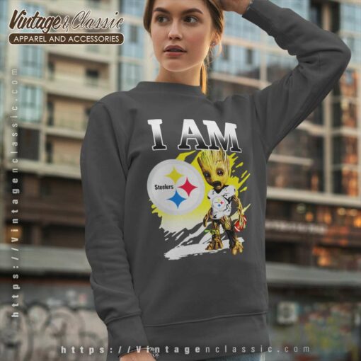 Groot I Am Pittsburgh Steelers Shirt