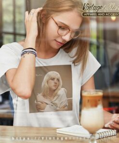 Happier Than Ever Album Shirt Billie Eilish Poster 2023 Women TShirt