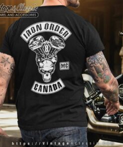 Iron Order Mc Canada T shirt Backside