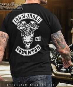 Iron Order Mc Edmonton T shirt Backside