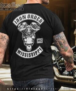 Iron Order Mc Mississippi T shirt Backside