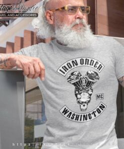 Iron Order Mc Washington Biker T shirt 1