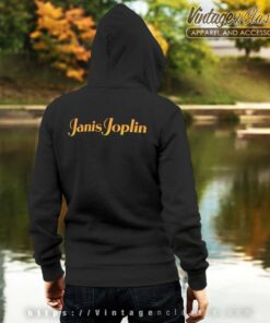 Janis Joplin Logo Backside Hoodie
