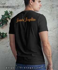 Janis Joplin Logo Backside Shirt