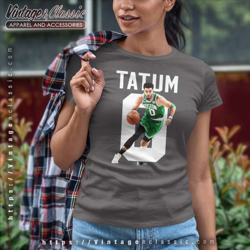 Green Jayson Tatum Celtics Cartoon Logo Shirt T-Shirt 
