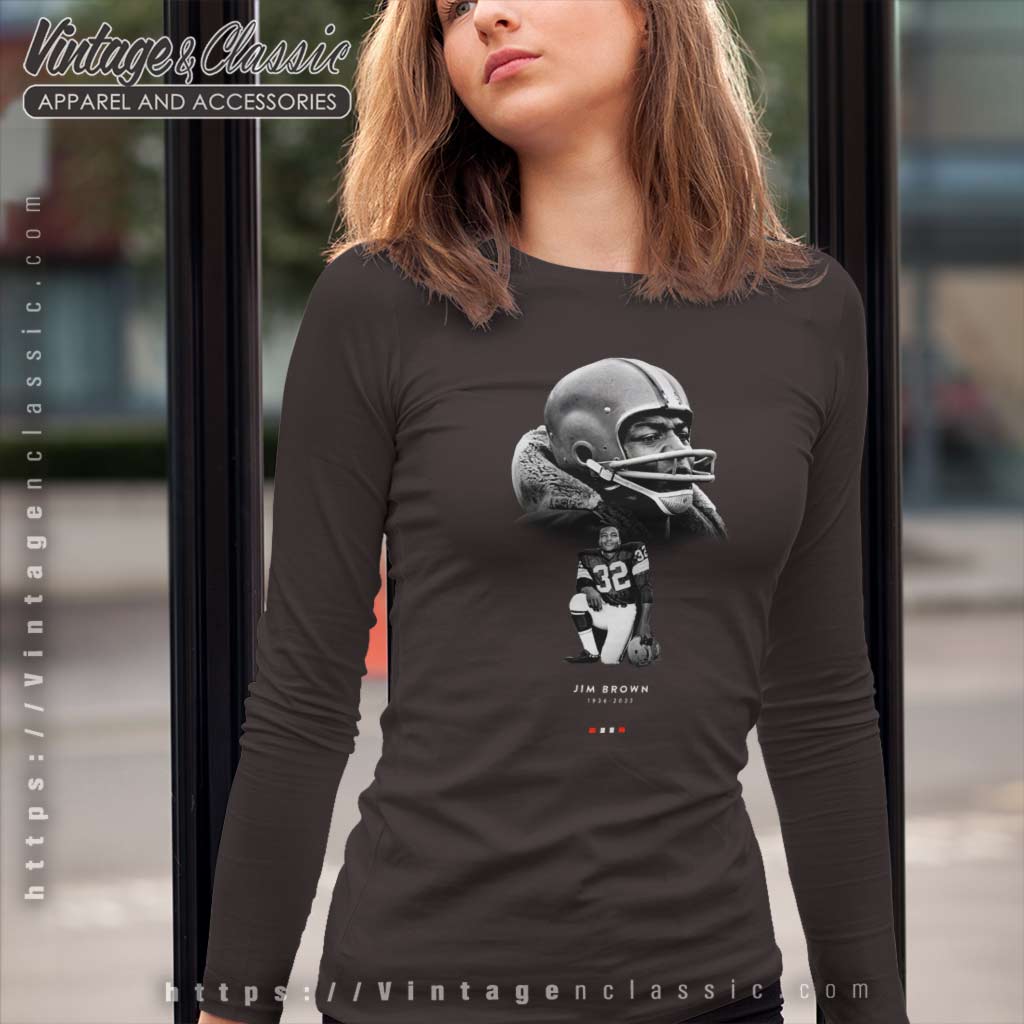 Cleveland Browns 32 Jim Brown greatest of all time 1936 2023 shirt, hoodie,  sweater, long sleeve and tank top