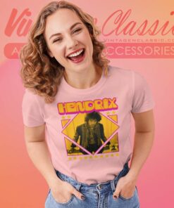 Jimi Hendrix Shirt Groovy Hendrix Logo Women TShirt