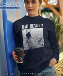 Jimi Hendrix Shirt Live At Woodstock Sweatshirt