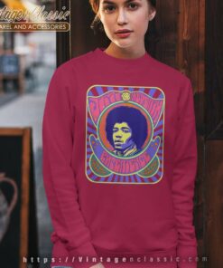 Jimi Hendrix Shirt Psychedelic Poster Sweatshirt
