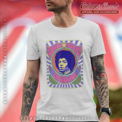Jimi Hendrix Shirt Psychedelic Poster